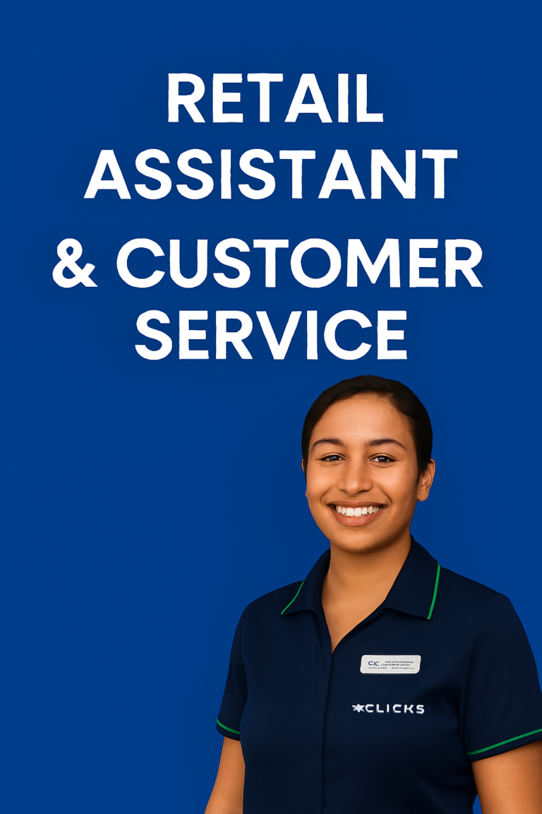 Retail Assistant – Point of Sale & Customer Service At Clicks.